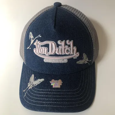 Produktbild von Von Dutch Originals Trucker Cap FLY DENIM Butterfly Denim