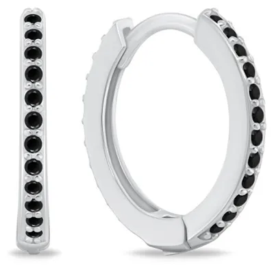 Immagine prodotto di Anelli in argento con zircone cubico nero, modello EA1280WBC