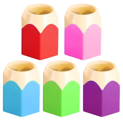 Image de Ensemble Penhalter, 5 pièces, multicolore, multifonctionnel, pour l'organisation de votre bureau