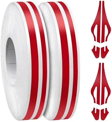 Productafbeelding van Krepptape, 1,2 cm breed - UV-bestendig - zeer elastisch - geschikt voor auto's/voertuigen - krasbestendig oppervlakteband - decoratietape