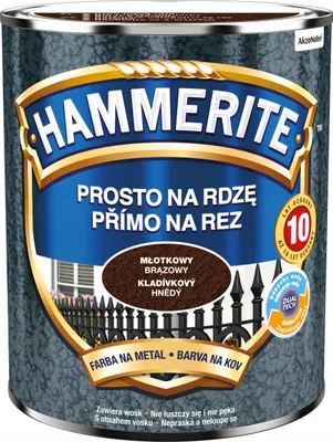 Produktbild von Rostschutzlack für Metall direkt auf Rost Hammerschlag Braun 0,7 L