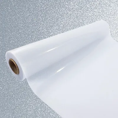 Produktbild von Selbsthaftend Fensterfolie 45x25 cm - Morgen Frost - Sichtschutzfolie Fenster Milchglas Design statisch haftend - Fensterfolie Blickdicht für Bad und Büro - Tageslicht genießen, Sichtschutz erhalten