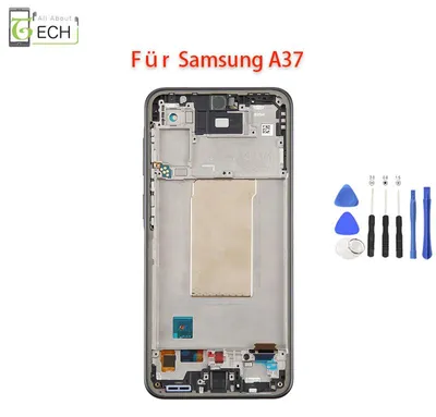 Produktbild von Für Samsung Galaxy A37 SM-A376 LCD Display (OLED) mit Rahmen Bildschirm