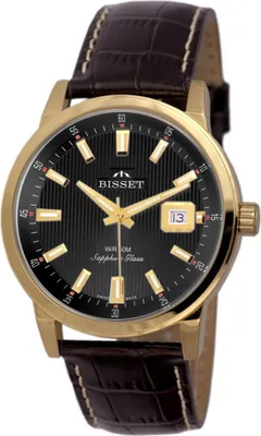 Produktbild von BISSET BSCE62 Herrenuhr – Saphirglas + Box