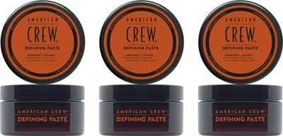 Produktbild von American Crew Defining Paste 3 x 85 g Haarpaste mittlerer Halt Set