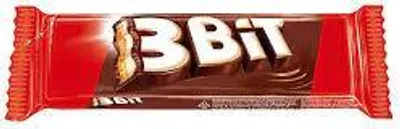 Produktbild von 3Bit Vollmilchschokoladenriegel mit Milchfüllung und Keks 46 G