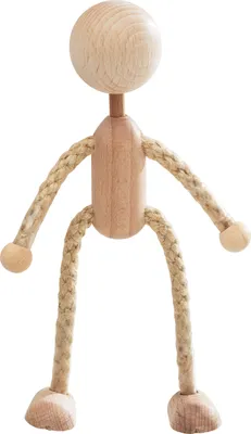Produktbild von Rohpüppchen mit Kopf, 14 cm