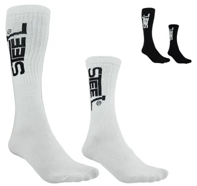 Produktbild von Schlittschuh-Socken STEEL weiss / long