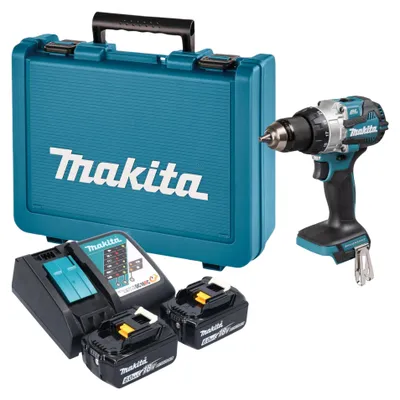 Productafbeelding van Makita DHP 489 RGE accu-slagboormachine 18 V 73 Nm borstelloos + 2x accu 6,0 Ah + oplader + koffer