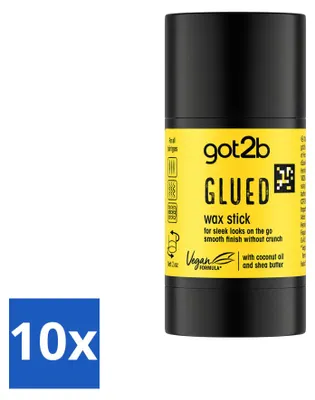 Productafbeelding van 10 x got2b Glued waxstokjes - 50 g - Voordeelverpakking - 10 stuks