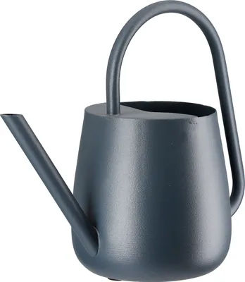 Obrázok produktu pre Gilde kanva na vodu, kanva na vodu, "Metallo", kov, tmavosivá,Polyuretán3, d. 12 cm, š. 24 cm, v. 20 cm Výška: 20,00 cm Šírka: 24,00 cm Hĺbka: 12,00 cm 55682