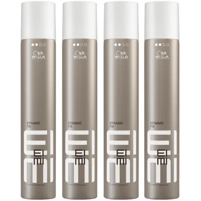 Produktbild von Wella EIMI Dynamic Fix Haarspray 4 x 500ml flexibler Halt UV-Schutz 45 Sek