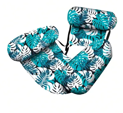 Produktbild von Aufblasbarer Pool Schwimmsessel Grün Wasser Hängematte Lounge Luftmatratze Meer