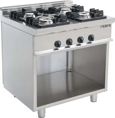 Produktbild von SARO Gasherd mit offenem Unterbau Modell E7/KUPG4BA