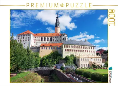 Produktbild von CALVENDO Puzzle Schloss Weesenstein in Sachsen | 1000 Teile Lege-Größe 64x48cm Foto-Puzzle für glückliche Stunden