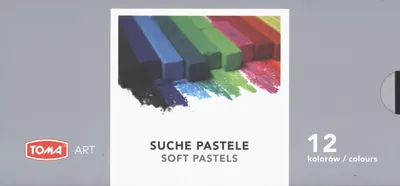 Zdjęcie produktu dla Pastele suche 12 kolory TOMA