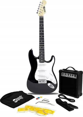 Image de Ensemble RockJam guitare électrique avec amplificateur 10 W + accessoires
