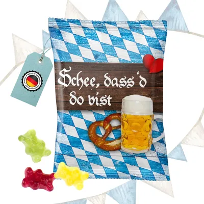 Produktbild von Gummibärchen-Tütchen im bayerischen Design10 Stück