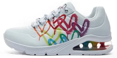 Produktbild von Skechers 155521-WHT Damen-Sneaker in Weiß – Memory Foam