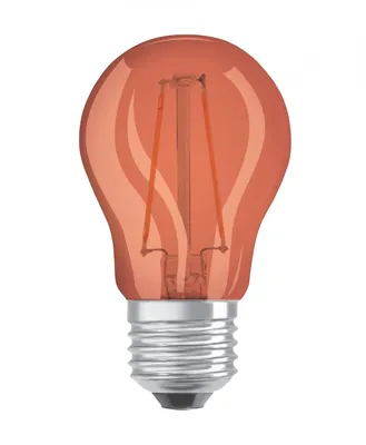 Produktbild von Osram LED Filament Leuchtmittel Tropfen bunt 1,6W = 15W E27 Orange