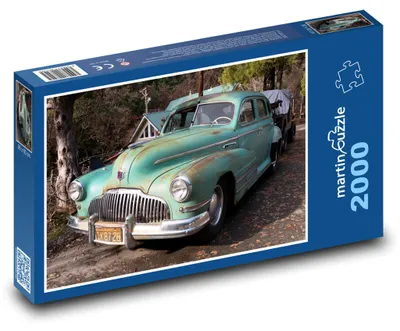 Produktbild von Puzzle 2000 Zeitloses altes amerikanisches Auto - martinpuzzle