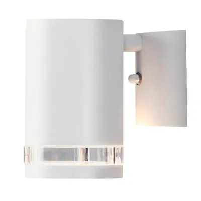 Immagine prodotto di Applique Konstsmide Modena in alluminio laccato bianco con vetro acrilico trasparente