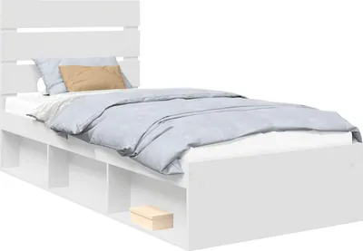 Immagine prodotto di Struttura del letto Bianco 90 x 190 cm Pino massello