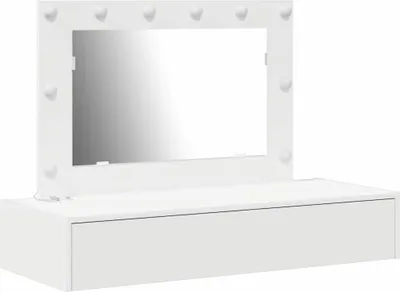 Produktbild von "SALE 2026" Schminktisch mit Schubladen Weiß 100 x 40 x 70 cm Holzwerkstoff - Schminktische DE2251926