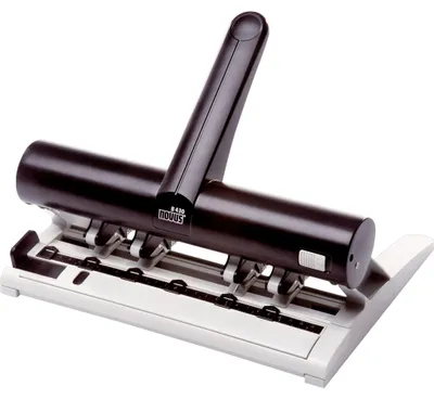 Produktbild von NOVUS Locher B430 025-0470 4fach 30Bl. Metall anthrazit/lichtgrau