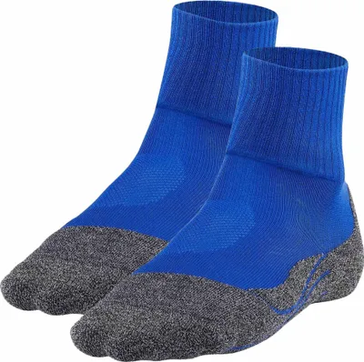 Produktbild von FALKE Herren Sportsocken 2er Pack - TK2 Short Cool, Trekking- und Wandersocken, unifarben Blau 44-45