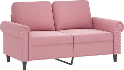Produktbild von 2-Sitzer-Sofa Rosa 120 cm Samt
