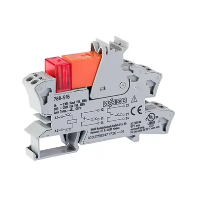 Produktbild von WAGO Schaltrelais 230V/AC 2W IP20 15x54x86mm