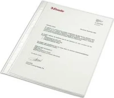 Obrázek produktu pro Esselte 46134, Folio, Průhledná, Plast, Polypropylen (PP), Portrét, Vršek, 0,085 mm