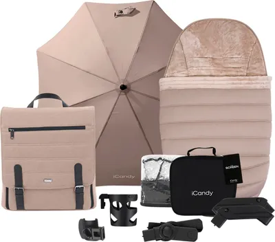 Produktbild von iCandy Peach 7 Kinderwagen 2-in-1 – Essential Bundle – Cookie | iCandy
