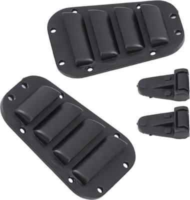 Imagen del producto de Rejilla de admisión delantera de plástico, pieza de mejora para la cubierta del motor, compatible con el coche de control remoto Traxxas TRX-4 a escala 1/10