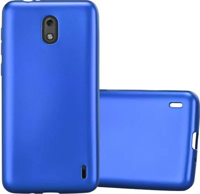 Produktbild von Cadorabo Schutzhülle für Nokia 2 2017 Hülle in Blau Handyhülle TPU Silikon Etui Cover Case