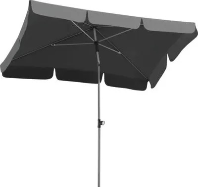 Produktbild von Mittelstockschirm Schneider Schirme Locarno 180 x 120 cm anthrazit mit UV-Schutz 50+, wasserabweisende Polyesterbespannu