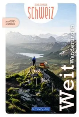 Obrázok produktu pre Kümmerly+Frey Erlebnis Schweiz Weitwanderungen - Wanderführer