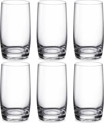 Produktbild von Bohemia Cristal 100-65013 Ideal Bierglas, Glas. 250ml (6 Stück)