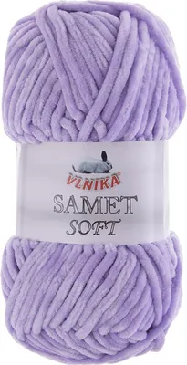 Produktbild von 100g Strickgarn Samet Soft Chenille-Strickgarn Samtwolle flauschig Farbwahl