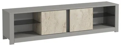 Produktbild von TV-Möbel aus Holz "Aydos" 180 x 35 x 45 cm - Grau