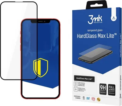 Produktbild von 3mk Display Gehärtetes Glas HardGlass Max Lite für Apple iPhone 13 0,3mm 9H