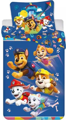 Immagine prodotto di Brave Pups, set di lenzuola per bambini, dimensioni 100x135 cm e 40x60 cm