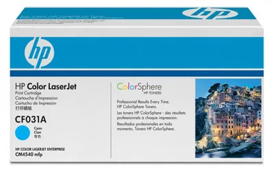 Produktbild von CF031A HP 646A CLJ Cartridge cyan 12.500