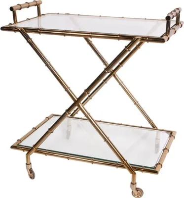Produktbild von Casa Padrino Luxus Servierwagen Antik Gold - Hotel & Restaurant Accessoires