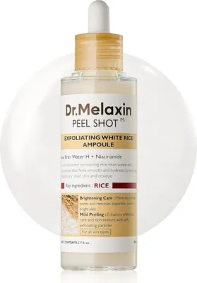 Immagine prodotto di Dr. Melaxin Peel Shot Exfoliant White Rice Ampoule 80ml