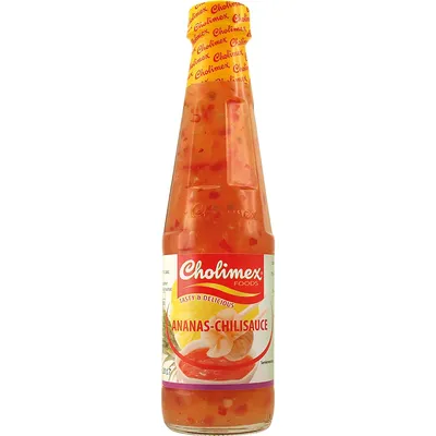 Produktbild von Cholimex Chili und Ananassauce scharf zum Dippen und peppen 250ml