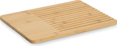 Produktbild von ZELLER 25648 Brot-Schneidebrett, Bambus, ca. 33 x 25 x 1,2 cm