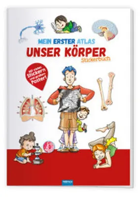 Zdjęcie produktu dla Trötsch Stickerbuch Mein erster Atlas Unser Körper