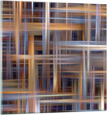 Produktbild von Bilder auf glas - Abstraktion modern - 30x30cm - Glasbilder - Wandbilder - Kunstdruck - zum Aufhängen bereit - Wanddekoration aus Glas - Glas Bilder - Wandbild auf Glas - Einteilig - GAC30x30-3430
